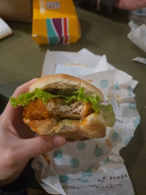 Spicy chik'n at PLNT Burger in Dedham