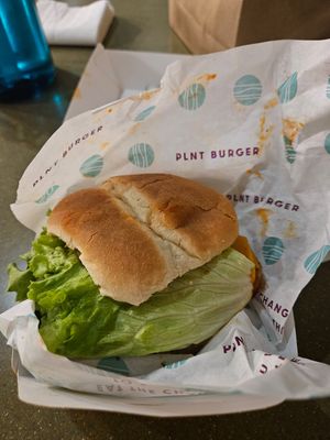 Spicy chik'n at PLNT Burger in Dedham