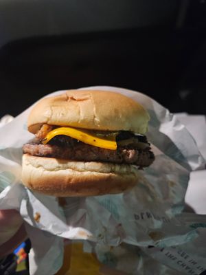 Mushroom bacon burger at PLNT Burger in Dedham