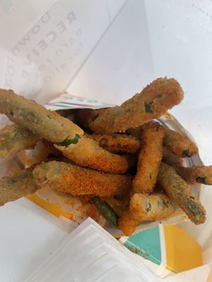 Fried beans at PLNT Burger in Dedham