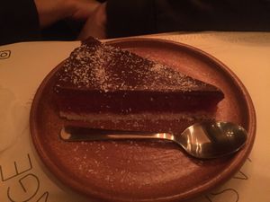 Cheescake ........ sublime! at Vikasha Lounge  in Belgrade