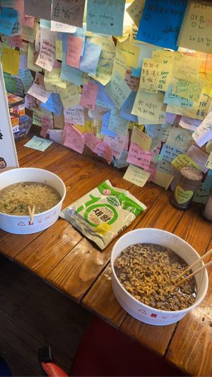   at Ramen Convenience Store in Seoul
