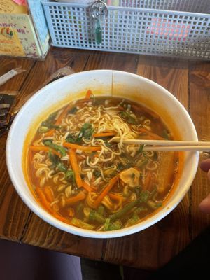   at Ramen Convenience Store in Seoul