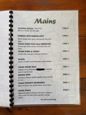   at The Jackfruit Vegan Cafe in Dikwella