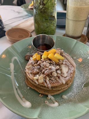 Sweet potato pancakes   at La Isla in San Juan