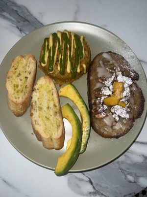 Vegan breakfast sampler  at La Isla in San Juan