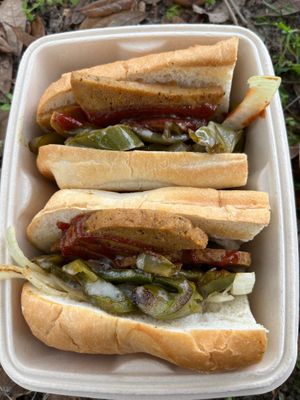 Vegan bbq sandwich  at Seitanic Jax in Jacksonville