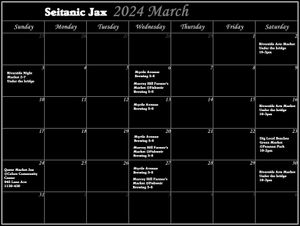 Our markets in March! at Seitanic Jax in Jacksonville