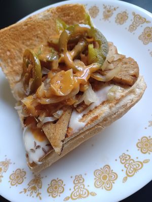 The Spicy Reuben at Seitanic Jax in Jacksonville