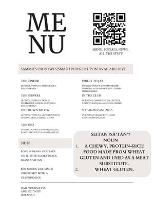 New menu who dis at Seitanic Jax in Jacksonville