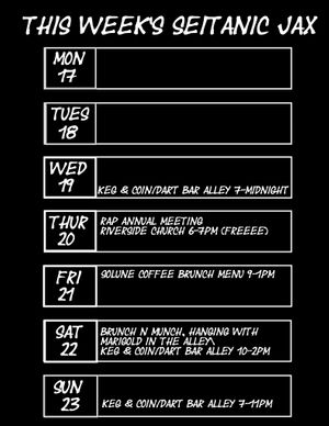 This week's goods:) at Seitanic Jax in Jacksonville