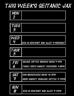 This week! at Seitanic Jax in Jacksonville