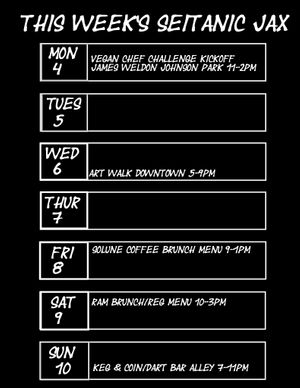 This week's fun! at Seitanic Jax in Jacksonville