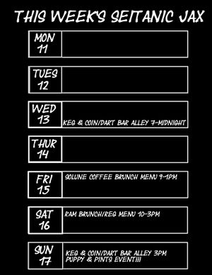 This week's fun! at Seitanic Jax in Jacksonville