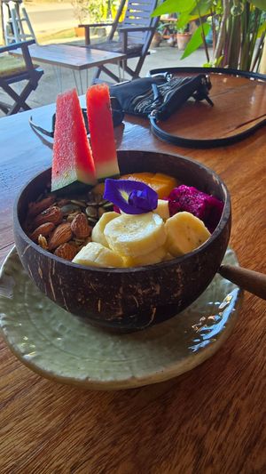 Chocolate bowl (very nice) at Lazy Bird in Koh Lanta