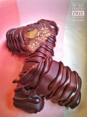 The Raw Healthy TWIX!  at Elli's Healthy Specialities in Crete