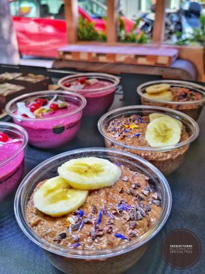 Pudding...  at Elli's Healthy Specialities in Crete