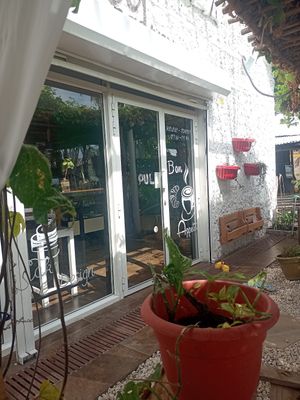 Entrance at Corina Pastry Shop in Zanzibar