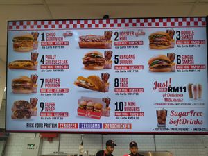 Menu 1 at Rightside Fast Food - Mont Kiara in Kuala Lumpur