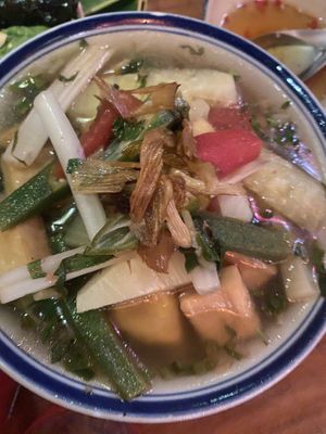 Hot and sour soup   at Saigon Recipe in Bangkok