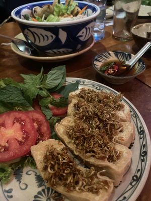 Lemongrass tofu   at Saigon Recipe in Bangkok