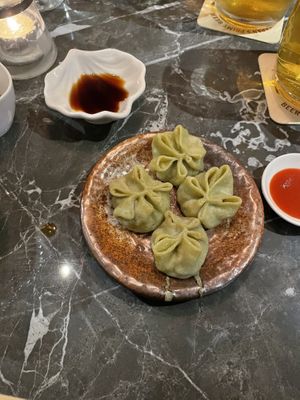 Veg dumplings  at Guest Izakaya - Bar in Stockholm