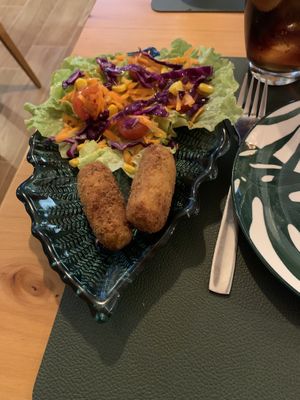 Croquetes  at Veganário in Aveiro