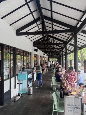Outdoor seating   at Privé - Botanic Gardens in Central Singapore