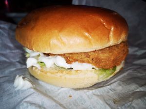 Chickn Burger at Vegan Shack in Croydon