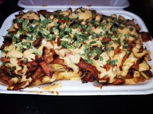 Loaded Fries at Vegan Shack in Croydon