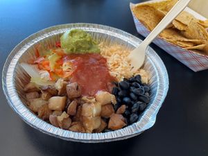 Vegan bowl (not listed on menu but you can cobble it together if you tell them what you want in the bowl)  at OAK - Pyramid Brewing Co - Gate 24 in Oakland