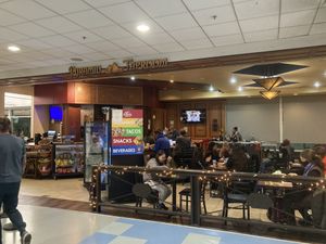 Atmosphere looks great!  at OAK - Pyramid Brewing Co - Gate 24 in Oakland