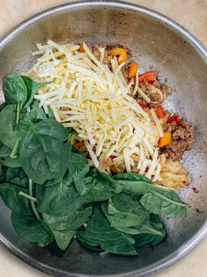 Just Egg Spicy Sausage Omelette at Von's Coffee Shoppe in Fort Worth