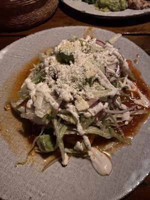 Vegan enchiladas!   at seeyamañana in New York City