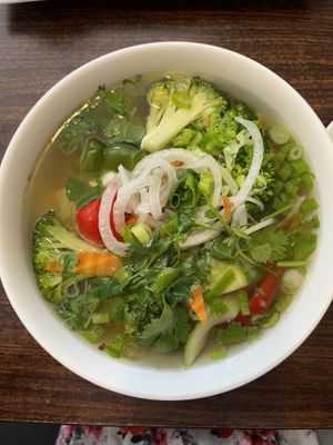 Vegetable pho  at Lemongrass Vietnamese Cuisine in Leominster