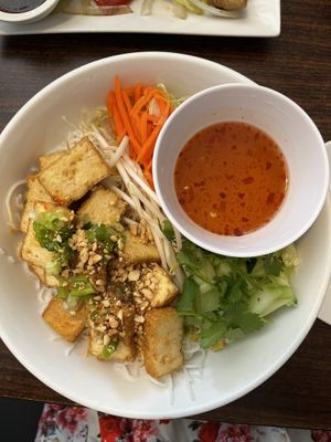 Vermicelli tofu salad  at Lemongrass Vietnamese Cuisine in Leominster