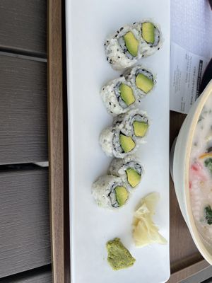 Avocado rolls  at Tilly Kitchen in Chantilly