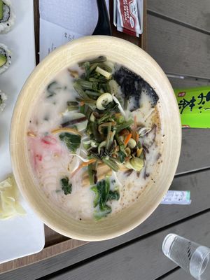 Vegan ramen  at Tilly Kitchen in Chantilly