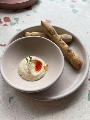 Complimentary starter  at Raiz Plant Mood in Buenos Aires