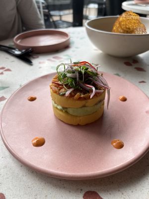 Causa acevichada   at Raiz Plant Mood in Buenos Aires