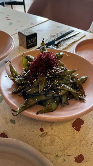 Edamame  at Raiz Plant Mood in Buenos Aires