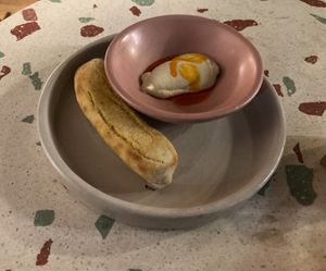 Free appetizer at Raiz Plant Mood in Buenos Aires