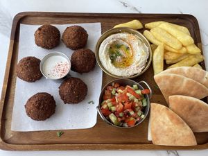 Falafel set, 320 baht  at Ogen in Hua Hin