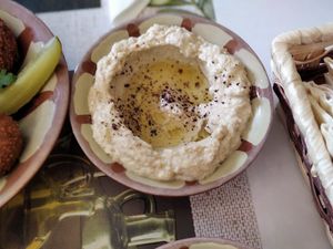 Moutabal at Mezze Bar in Jerez