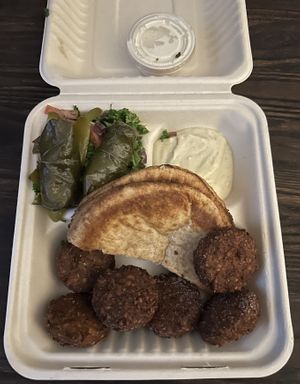 Falafel Platter   at Tahini Jar in Asheville