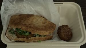 Falafel Pita  at Tahini Jar in Asheville