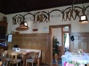 Old fashioned interior at Schumanns Gasthaus in Bispingen
