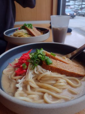 Miso udon at Umami Bar à Gyoza in Montreal