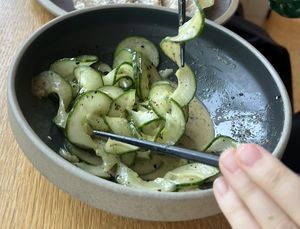 Salade de concombres  at Umami Bar à Gyoza in Montreal