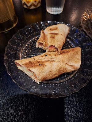 Grilled haloumi roll at Aywa in Ghent